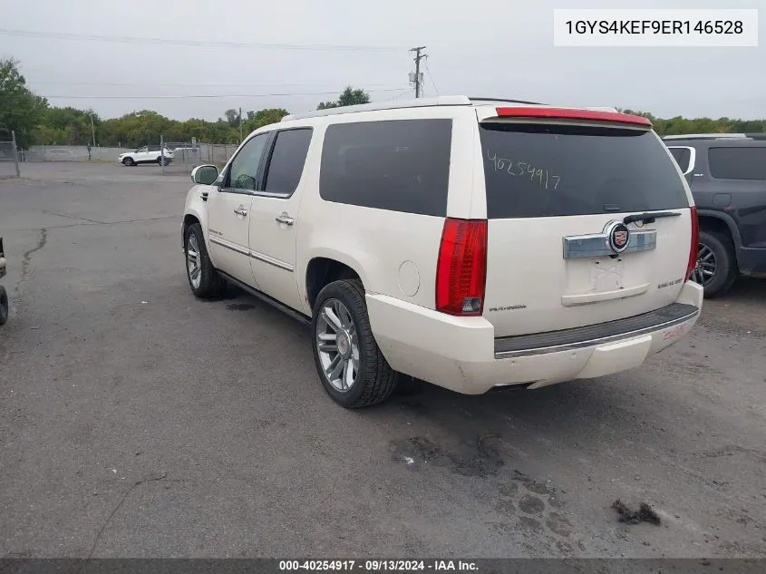 1GYS4KEF9ER146528 2014 Cadillac Escalade Esv Platinum