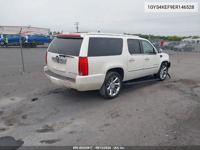 2014 Cadillac Escalade Esv Platinum VIN: 1GYS4KEF9ER146528 Lot: 40254917