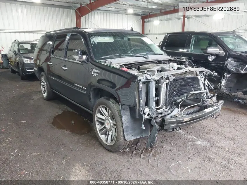 1GYS3JEF8ER202889 2014 Cadillac Escalade Esv Premium