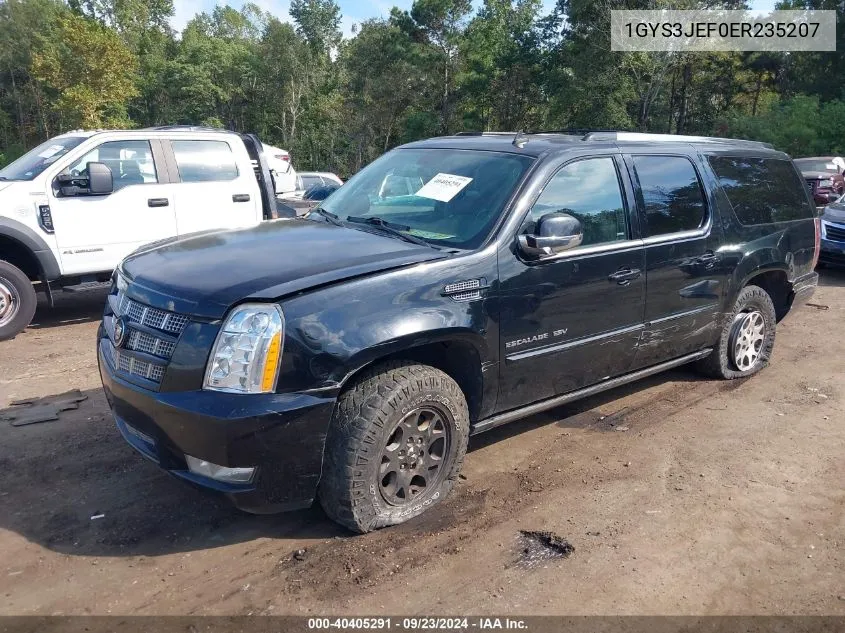 2014 Cadillac Escalade Esv Premium VIN: 1GYS3JEF0ER235207 Lot: 40405291