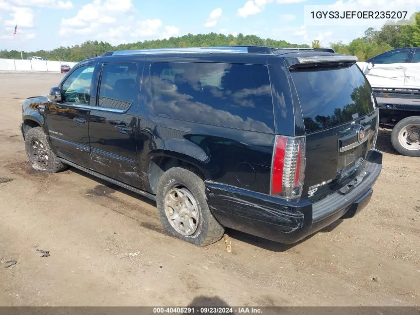 2014 Cadillac Escalade Esv Premium VIN: 1GYS3JEF0ER235207 Lot: 40405291