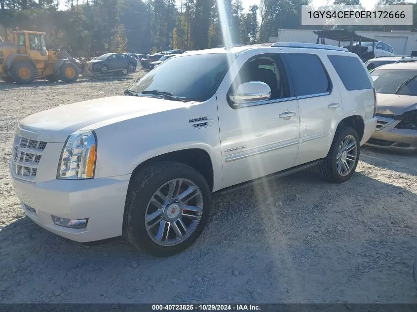 2014 Cadillac Escalade Premium VIN: 1GYS4CEF0ER172666 Lot: 40723825