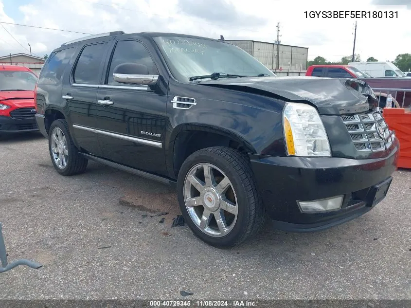 2014 Cadillac Escalade Luxury VIN: 1GYS3BEF5ER180131 Lot: 40729345