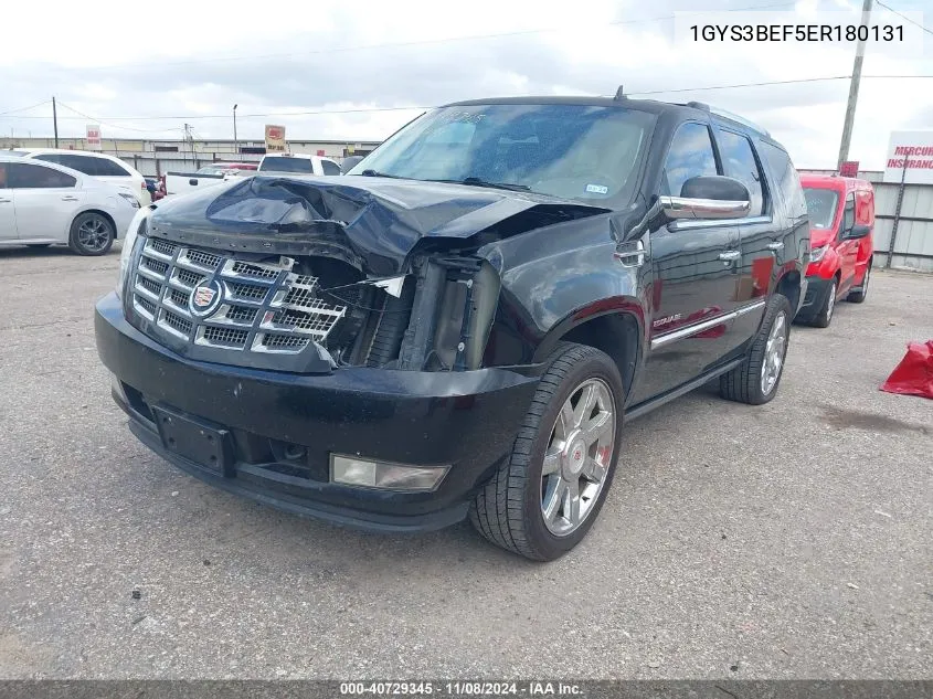 2014 Cadillac Escalade Luxury VIN: 1GYS3BEF5ER180131 Lot: 40729345