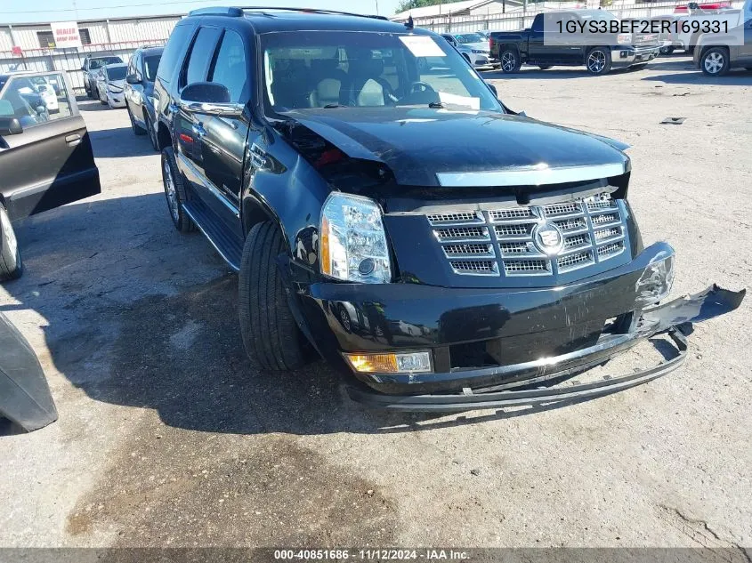 2014 Cadillac Escalade Luxury VIN: 1GYS3BEF2ER169331 Lot: 40851686