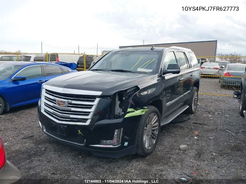 2015 Cadillac Escalade VIN: 1GYS4PKJ7FR627773 Lot: 12144803