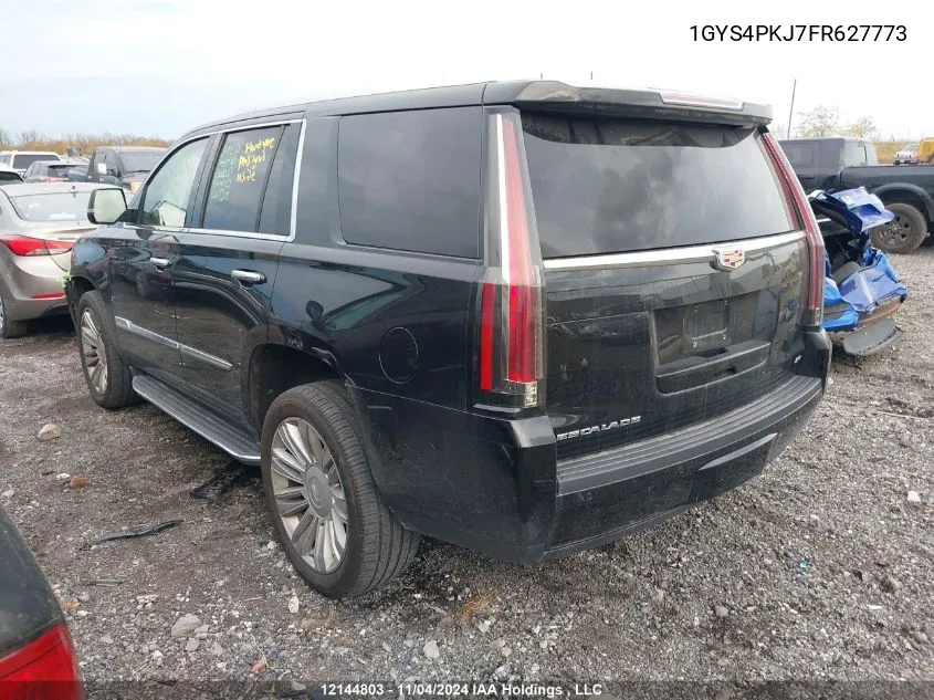 2015 Cadillac Escalade VIN: 1GYS4PKJ7FR627773 Lot: 12144803