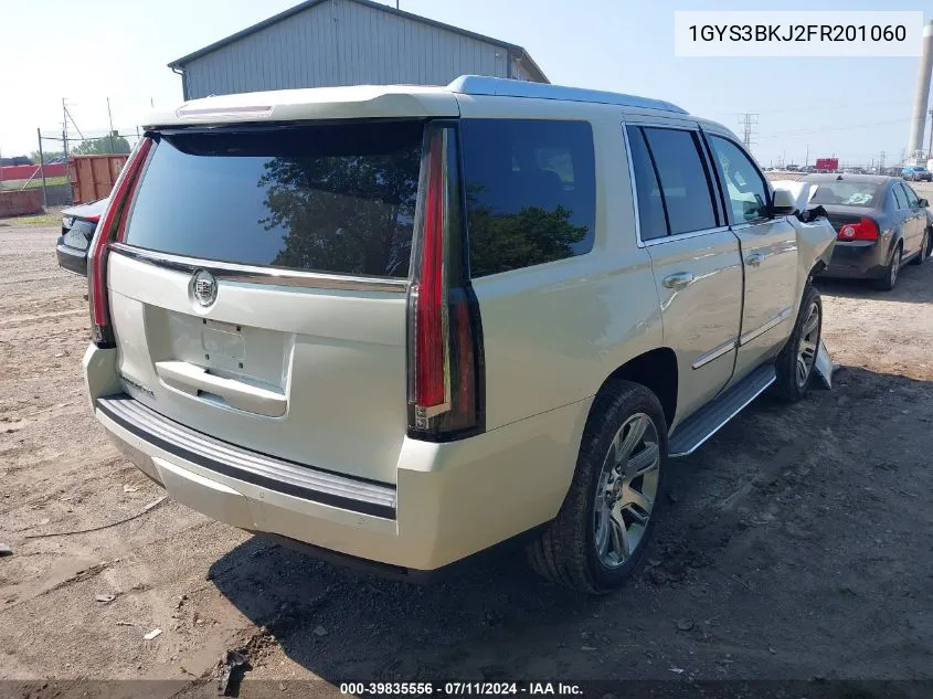 2015 Cadillac Escalade Luxury VIN: 1GYS3BKJ2FR201060 Lot: 39835556