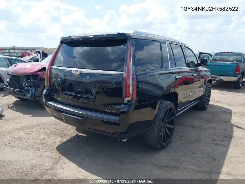 1GYS4NKJ2FR582522 2015 Cadillac Escalade Premium