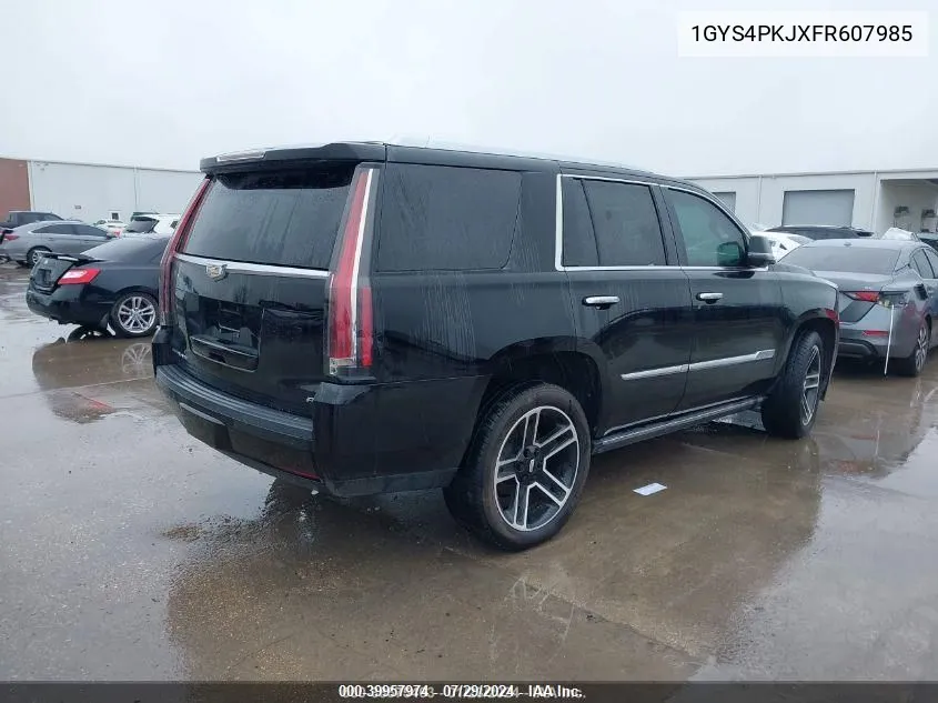 2015 Cadillac Escalade Platinum VIN: 1GYS4PKJXFR607985 Lot: 39957974