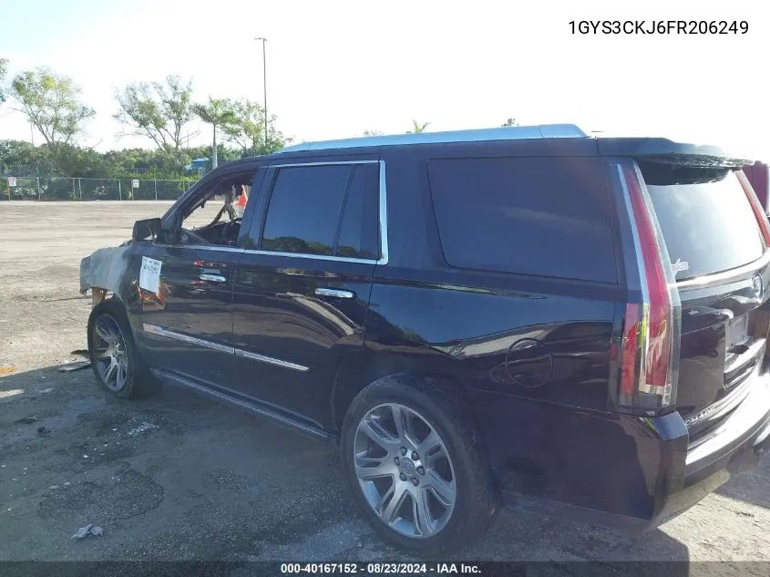 1GYS3CKJ6FR206249 2015 Cadillac Escalade Premium