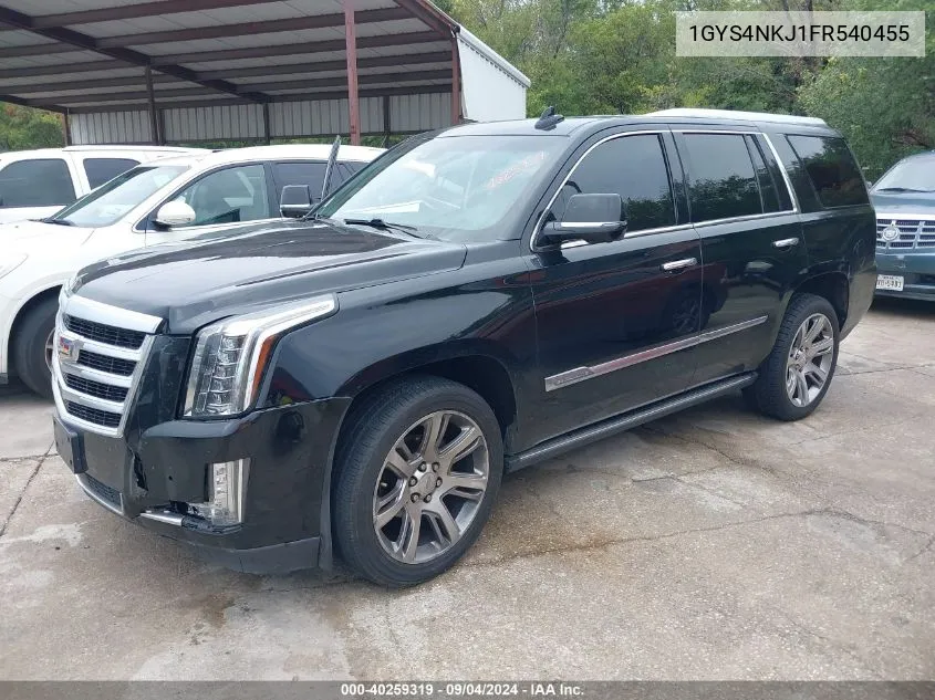 2015 Cadillac Escalade Premium VIN: 1GYS4NKJ1FR540455 Lot: 40259319