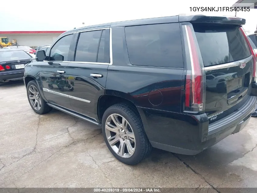 1GYS4NKJ1FR540455 2015 Cadillac Escalade Premium