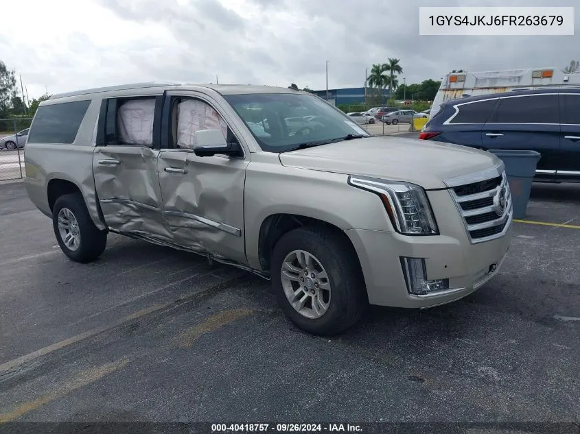 2015 Cadillac Escalade Esv Premium VIN: 1GYS4JKJ6FR263679 Lot: 40418757