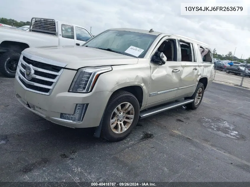 2015 Cadillac Escalade Esv Premium VIN: 1GYS4JKJ6FR263679 Lot: 40418757