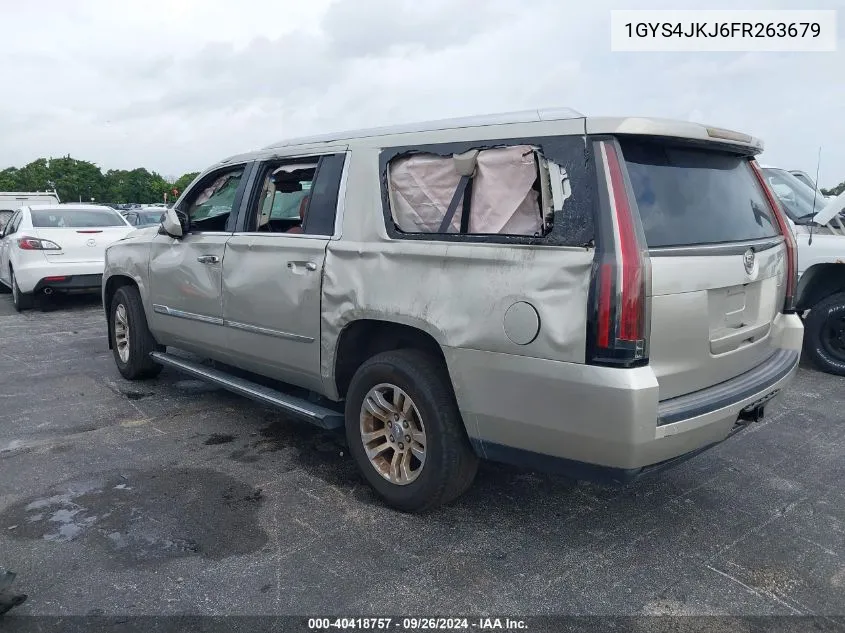 1GYS4JKJ6FR263679 2015 Cadillac Escalade Esv Premium