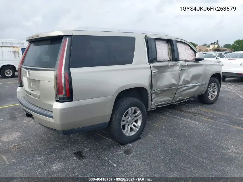 1GYS4JKJ6FR263679 2015 Cadillac Escalade Esv Premium