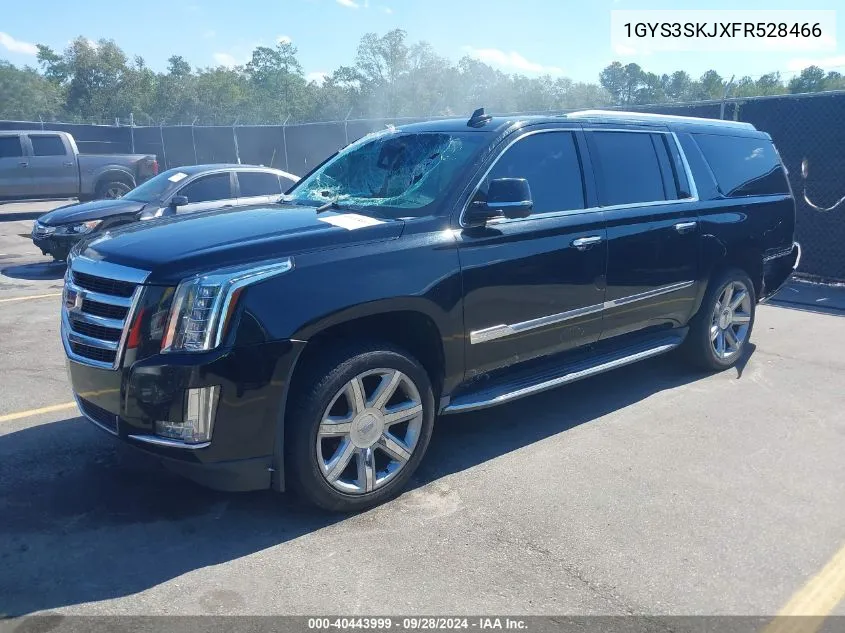 2015 Cadillac Escalade Esv Luxury VIN: 1GYS3SKJXFR528466 Lot: 40443999