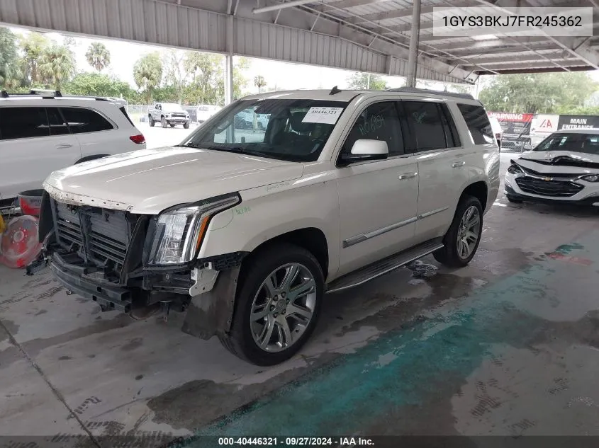 2015 Cadillac Escalade Luxury VIN: 1GYS3BKJ7FR245362 Lot: 40446321