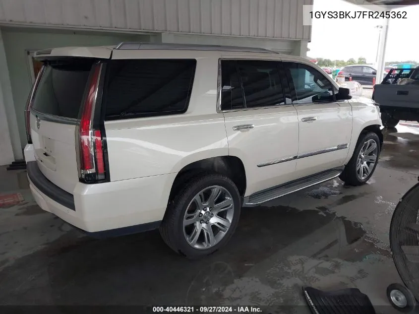 1GYS3BKJ7FR245362 2015 Cadillac Escalade Luxury