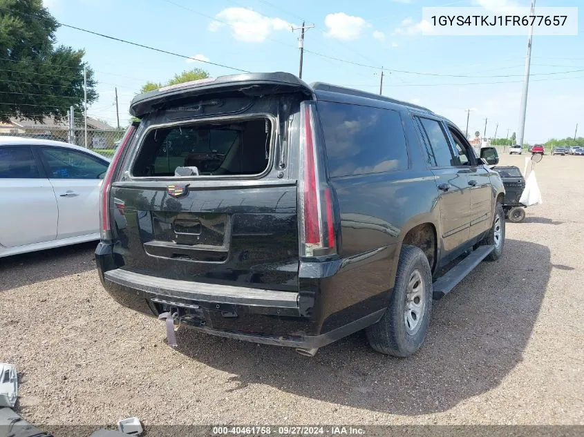 1GYS4TKJ1FR677657 2015 Cadillac Escalade Esv Premium