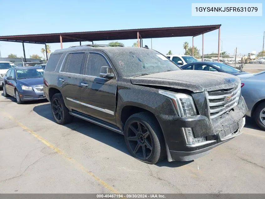 2015 Cadillac Escalade Premium VIN: 1GYS4NKJ5FR631079 Lot: 40467194