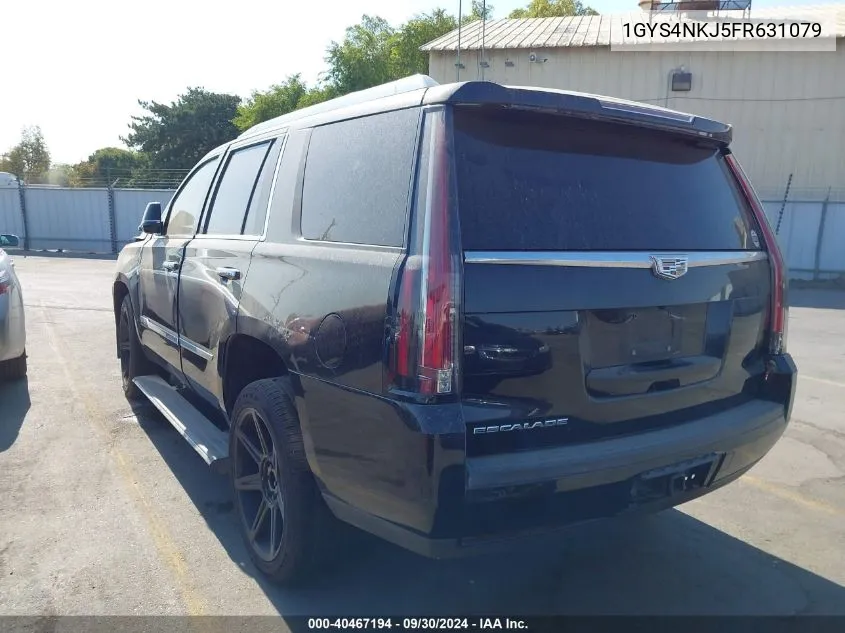 2015 Cadillac Escalade Premium VIN: 1GYS4NKJ5FR631079 Lot: 40467194