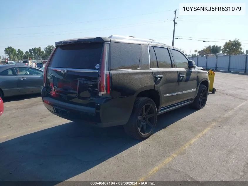 2015 Cadillac Escalade Premium VIN: 1GYS4NKJ5FR631079 Lot: 40467194