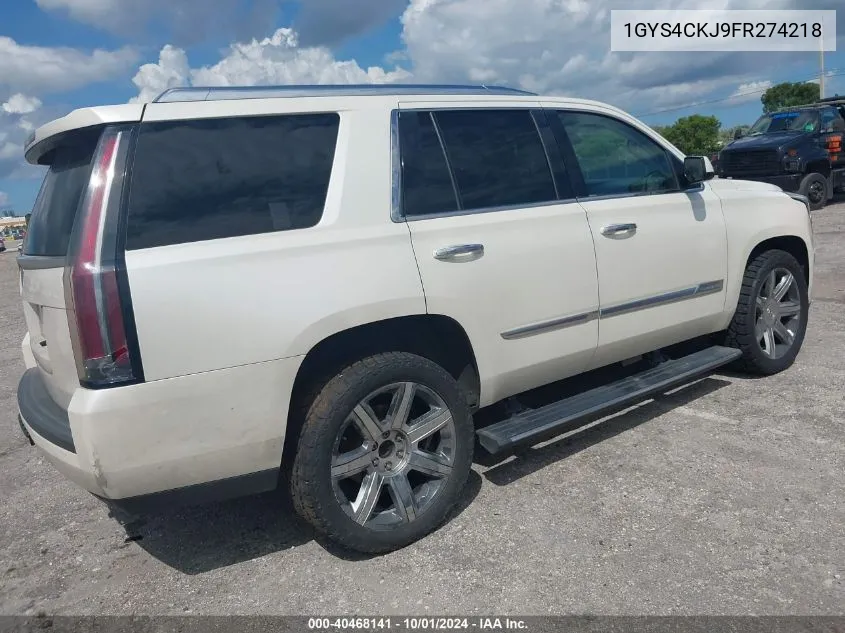 1GYS4CKJ9FR274218 2015 Cadillac Escalade Premium