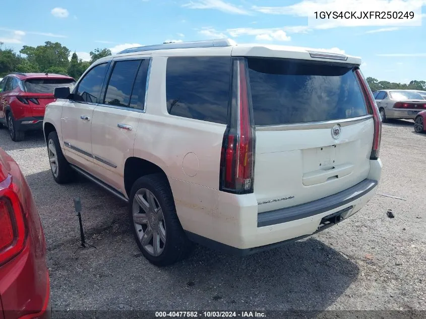 2015 Cadillac Escalade Premium VIN: 1GYS4CKJXFR250249 Lot: 40477582