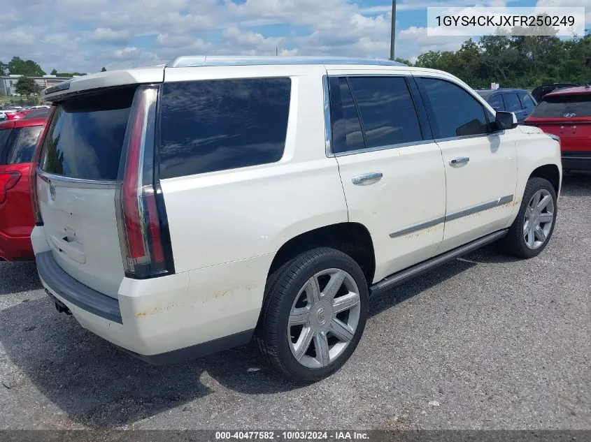 2015 Cadillac Escalade Premium VIN: 1GYS4CKJXFR250249 Lot: 40477582