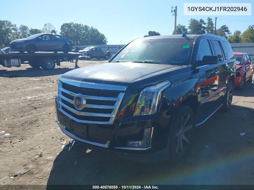 2015 Cadillac Escalade Premium VIN: 1GYS4CKJ1FR202946 Lot: 40576058