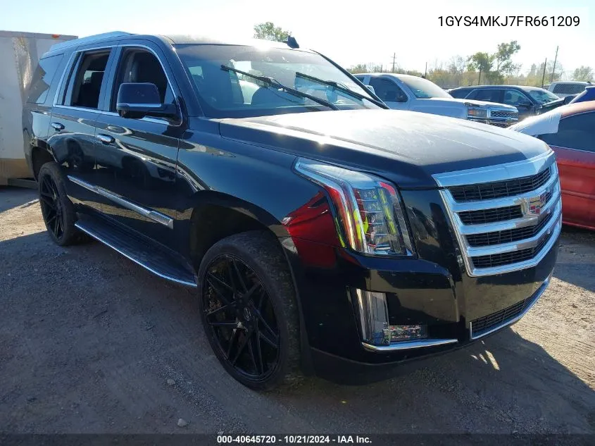 2015 Cadillac Escalade Luxury VIN: 1GYS4MKJ7FR661209 Lot: 40645720