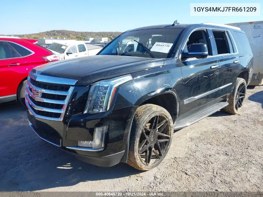 2015 Cadillac Escalade Luxury VIN: 1GYS4MKJ7FR661209 Lot: 40645720