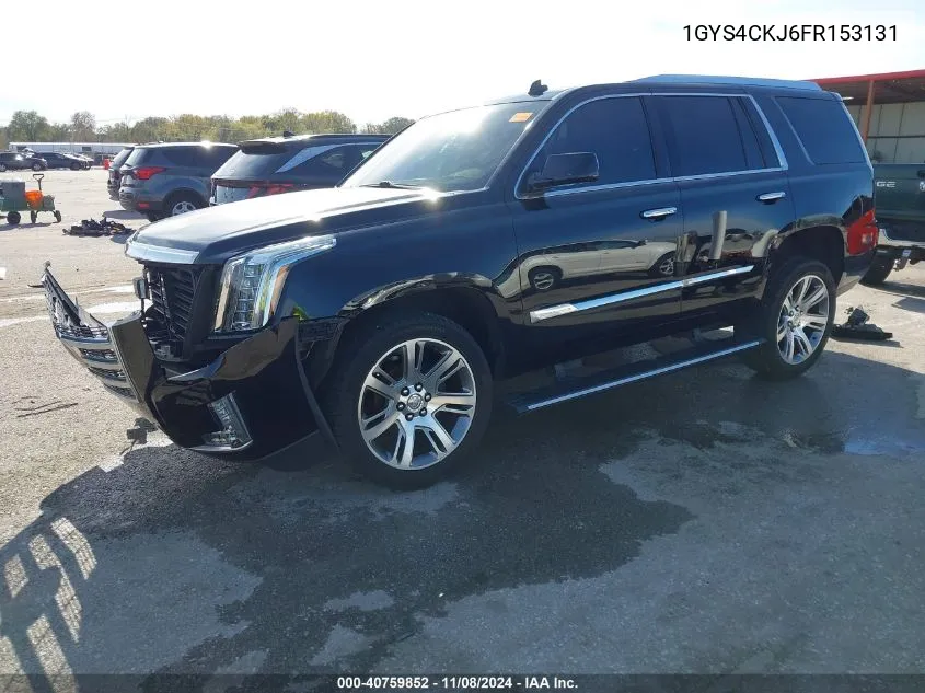 2015 Cadillac Escalade Premium VIN: 1GYS4CKJ6FR153131 Lot: 40759852