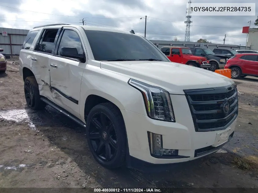 2015 Cadillac Escalade Premium VIN: 1GYS4CKJ2FR284735 Lot: 40830812