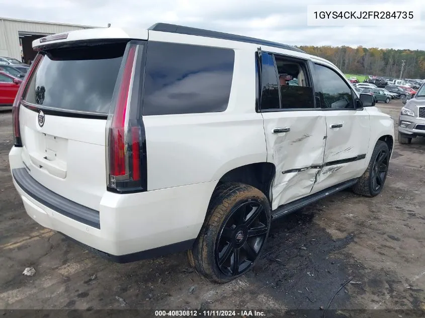 2015 Cadillac Escalade Premium VIN: 1GYS4CKJ2FR284735 Lot: 40830812