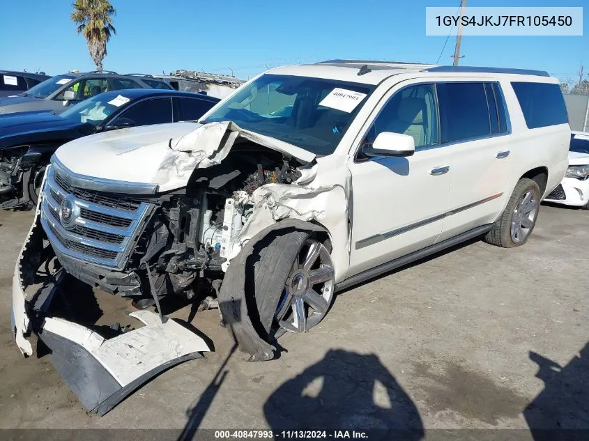 1GYS4JKJ7FR105450 2015 Cadillac Escalade Esv Premium