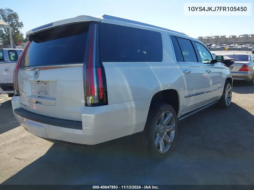 1GYS4JKJ7FR105450 2015 Cadillac Escalade Esv Premium