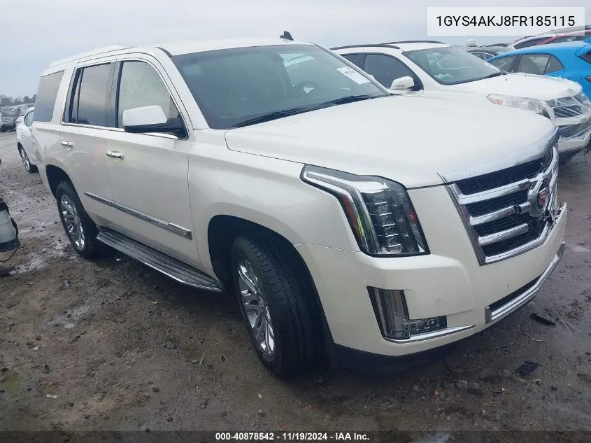 2015 Cadillac Escalade Standard VIN: 1GYS4AKJ8FR185115 Lot: 40878542