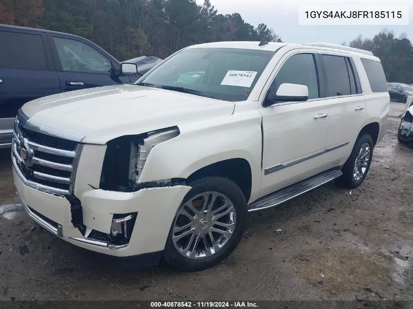 2015 Cadillac Escalade Standard VIN: 1GYS4AKJ8FR185115 Lot: 40878542