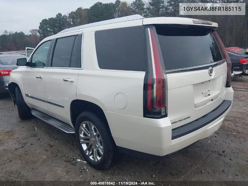 2015 Cadillac Escalade Standard VIN: 1GYS4AKJ8FR185115 Lot: 40878542