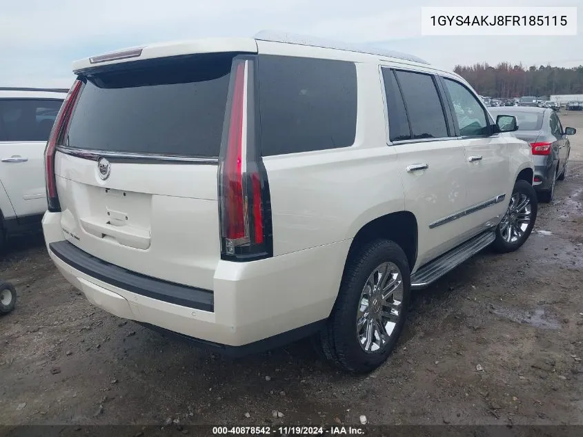 2015 Cadillac Escalade Standard VIN: 1GYS4AKJ8FR185115 Lot: 40878542