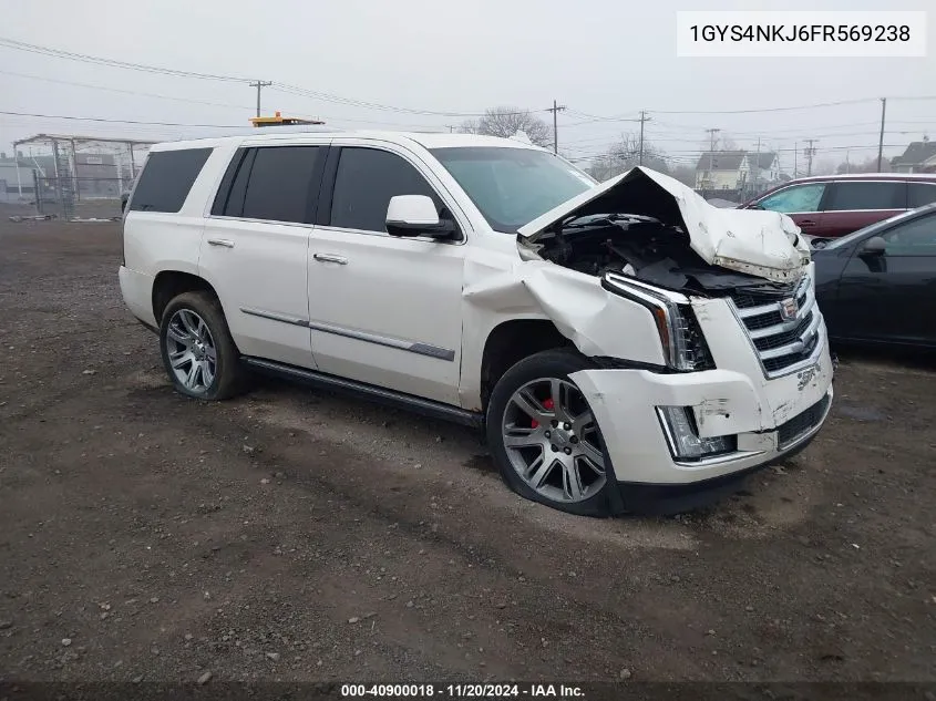 2015 Cadillac Escalade Premium VIN: 1GYS4NKJ6FR569238 Lot: 40900018