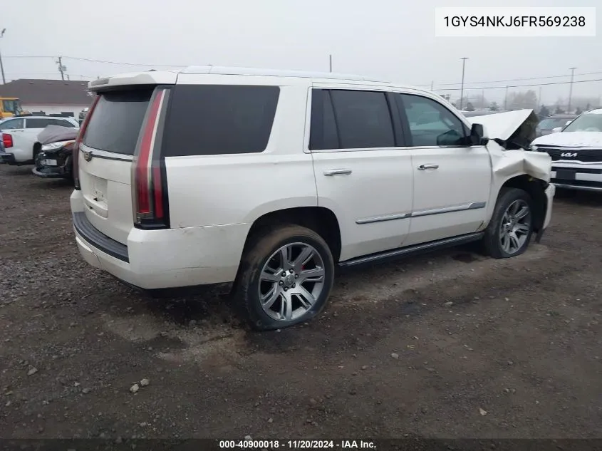 2015 Cadillac Escalade Premium VIN: 1GYS4NKJ6FR569238 Lot: 40900018