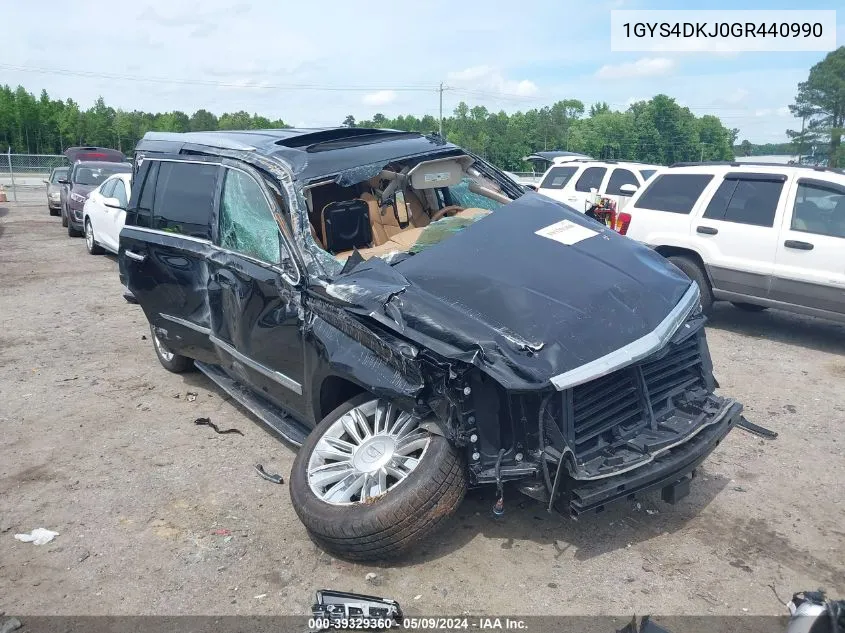 2016 Cadillac Escalade Platinum VIN: 1GYS4DKJ0GR440990 Lot: 39329360