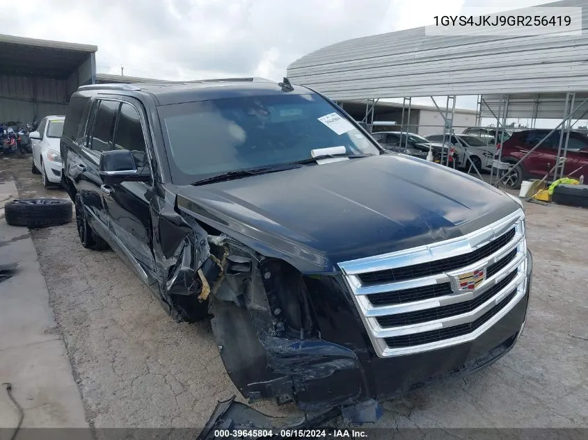 2016 Cadillac Escalade Esv Premium Collection VIN: 1GYS4JKJ9GR256419 Lot: 39645804