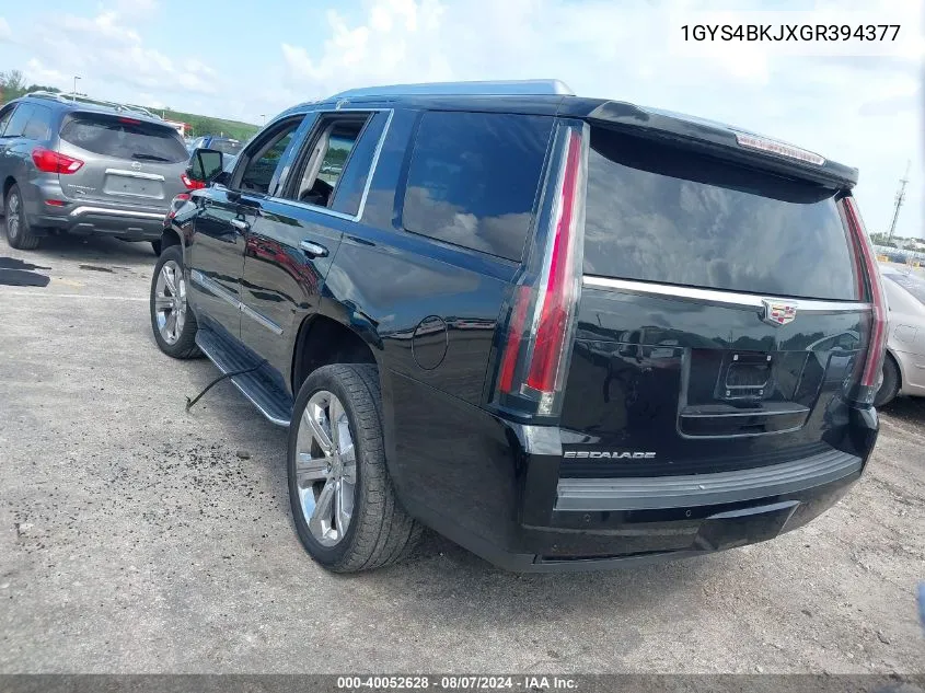 1GYS4BKJXGR394377 2016 Cadillac Escalade Luxury Collection