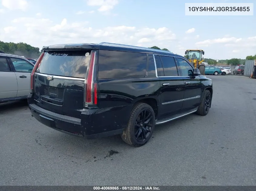 1GYS4HKJ3GR354855 2016 Cadillac Escalade Esv Luxury Collection