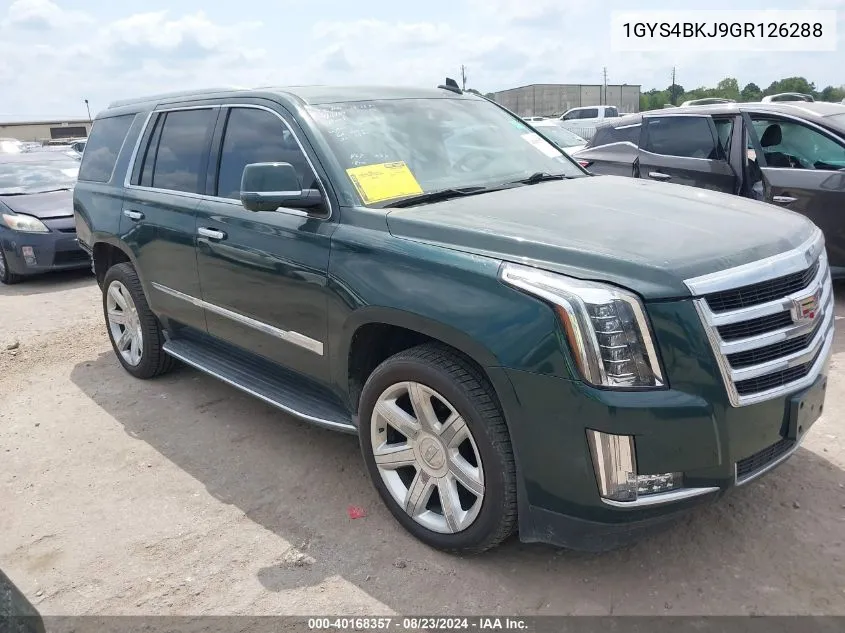 1GYS4BKJ9GR126288 2016 Cadillac Escalade Luxury Collection